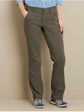 DuluthFlex Dry on the Fly Womens Cargo Pants Green Size 12X35 (33x35)